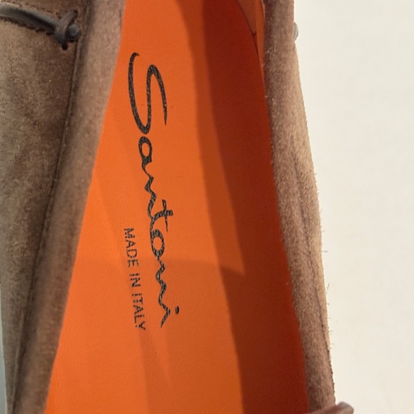 Santino Botanist Men’s Suede Loafers NEW US 8 Made in Italy - Picture 8 of 12